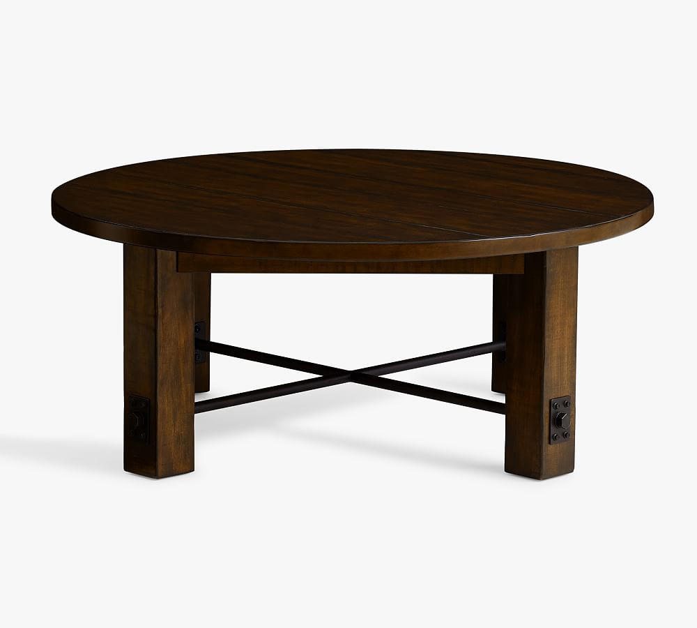 Benchwright Round Coffee Table | Pottery Barn (US)