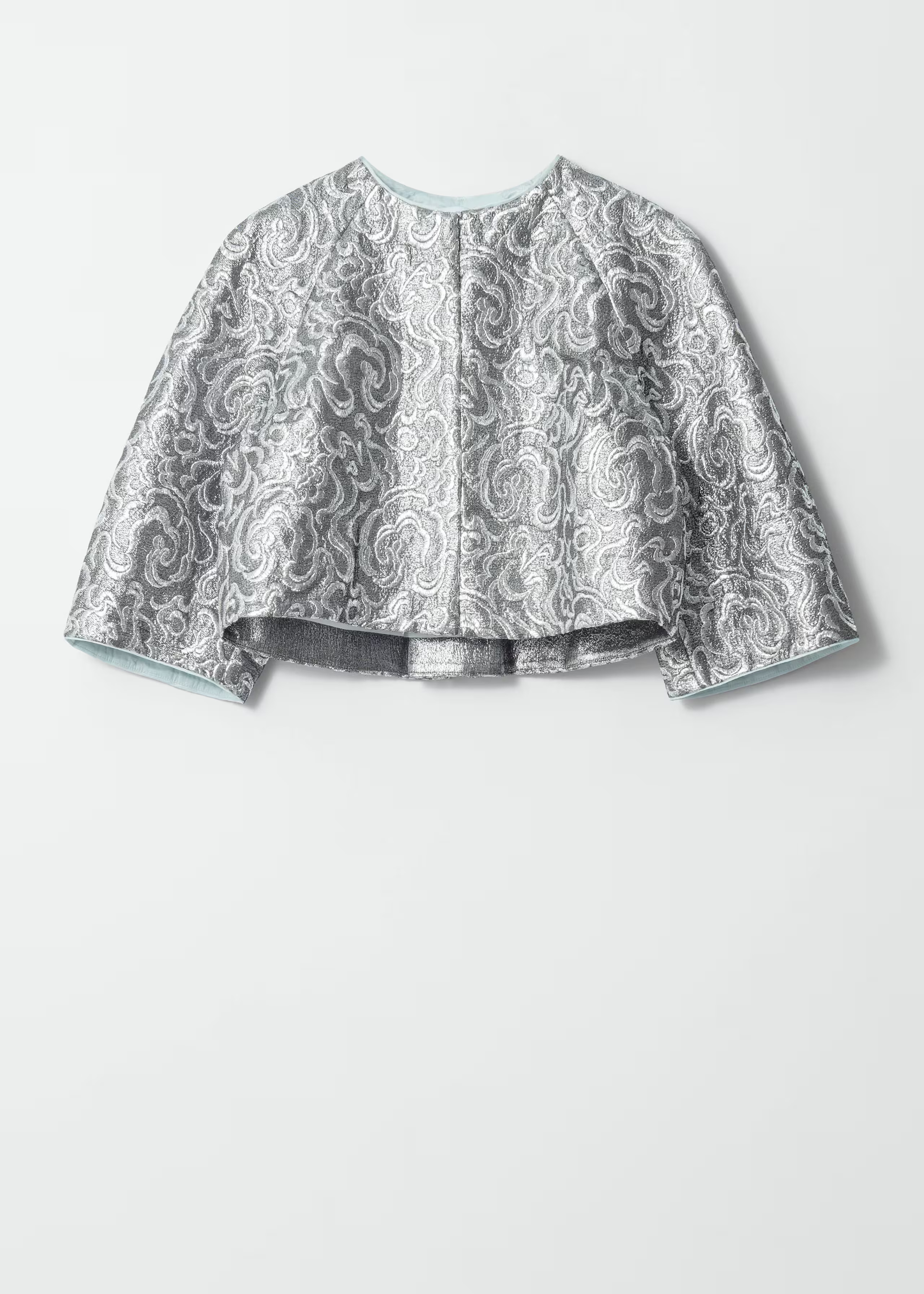 Cropped Metallic Jacquard Jacket | & Other Stories - US