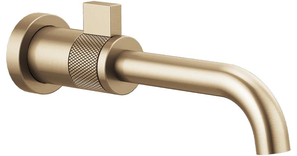 Brizo Litze 1.5 GPM Wall Mounted Single Hole Bathroom FaucetModel:T65735LF-GLfrom the Litze Colle... | Build.com, Inc.