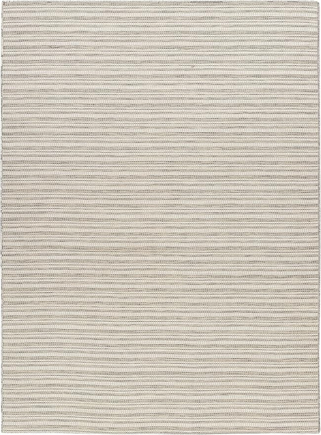 Mark&Day Outdoor Rugs, 5x7 Acheri Modern Indoor/Outdoor Gray Area Rug, Non Shedding Grey Beige Ca... | Amazon (US)