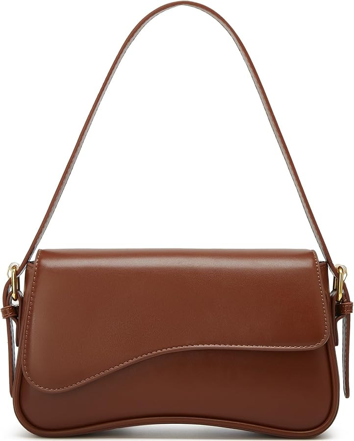 Shoulder Bag for Women Y2K Crossbody Purse PU Leather Underarm Handbag 2 Adjustable Strap for Dai... | Amazon (US)