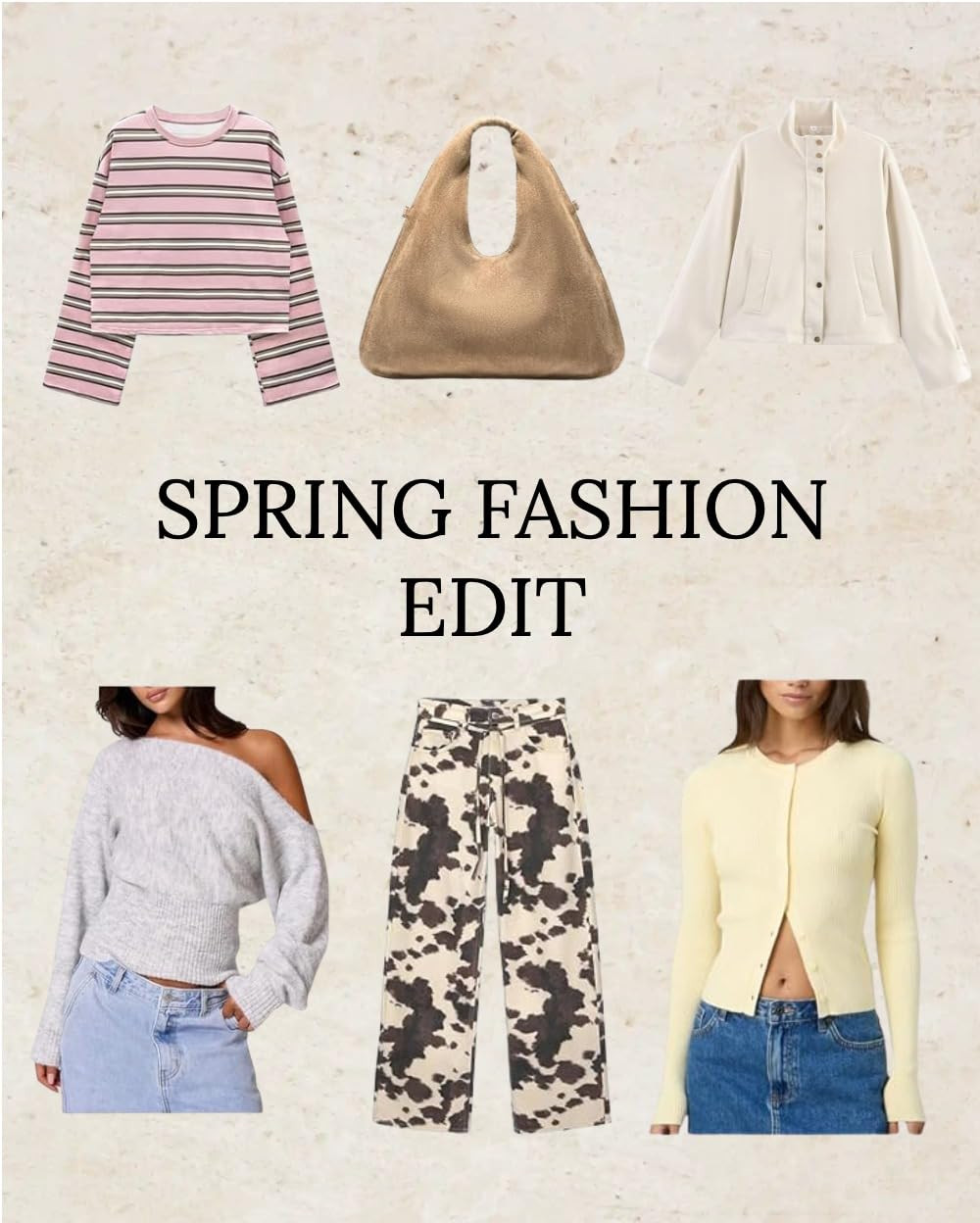 Amazon SPRING fashion finds!
-amazon fashion, spring outfit ideas, spring break, spring fashion, womans fashion, womans spring style, sweater, denim, suede , purse, spring time 

 

#LTKootd #LTKSeasonal #LTKSaleAlert