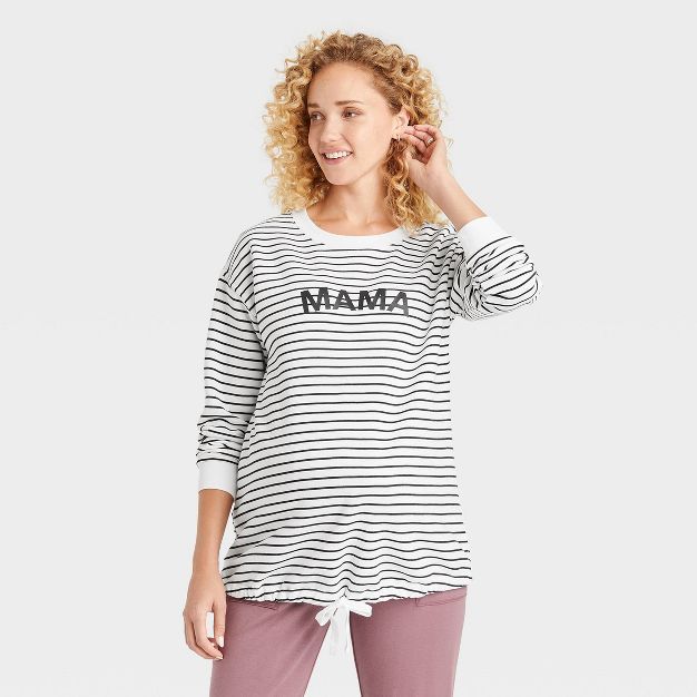 Tie Waist Maternity Sweatshirt - Isabel Maternity by Ingrid & Isabel™ | Target