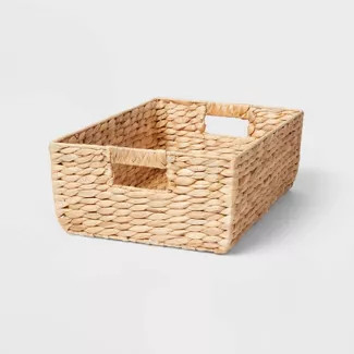 Woven Water Hyacinth Folio Bin - Brightroom™ | Target