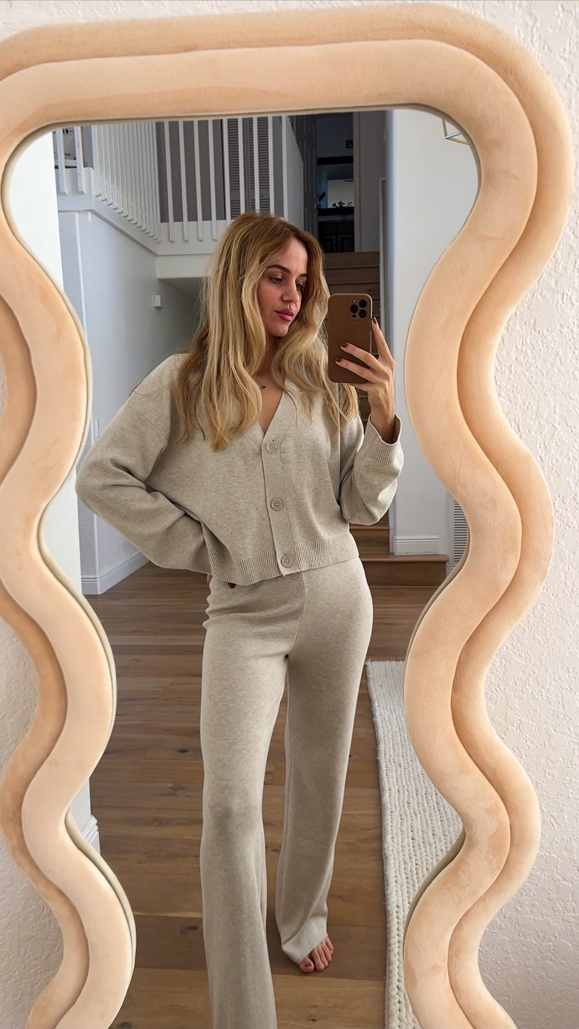 Fine knit oatmeal beige lounge set H&M
 #ootd #lounge #LTKfashion

#LTKHome