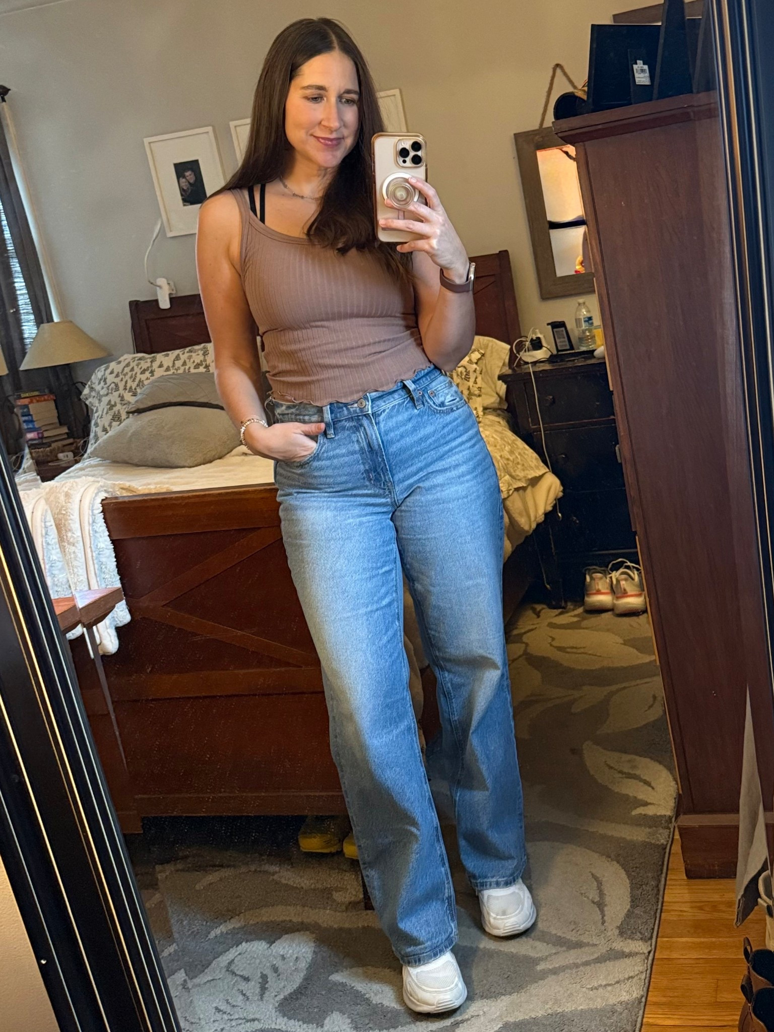 Love love love these jeans!

#LTKgrwm #LTKootd #LTKOver40