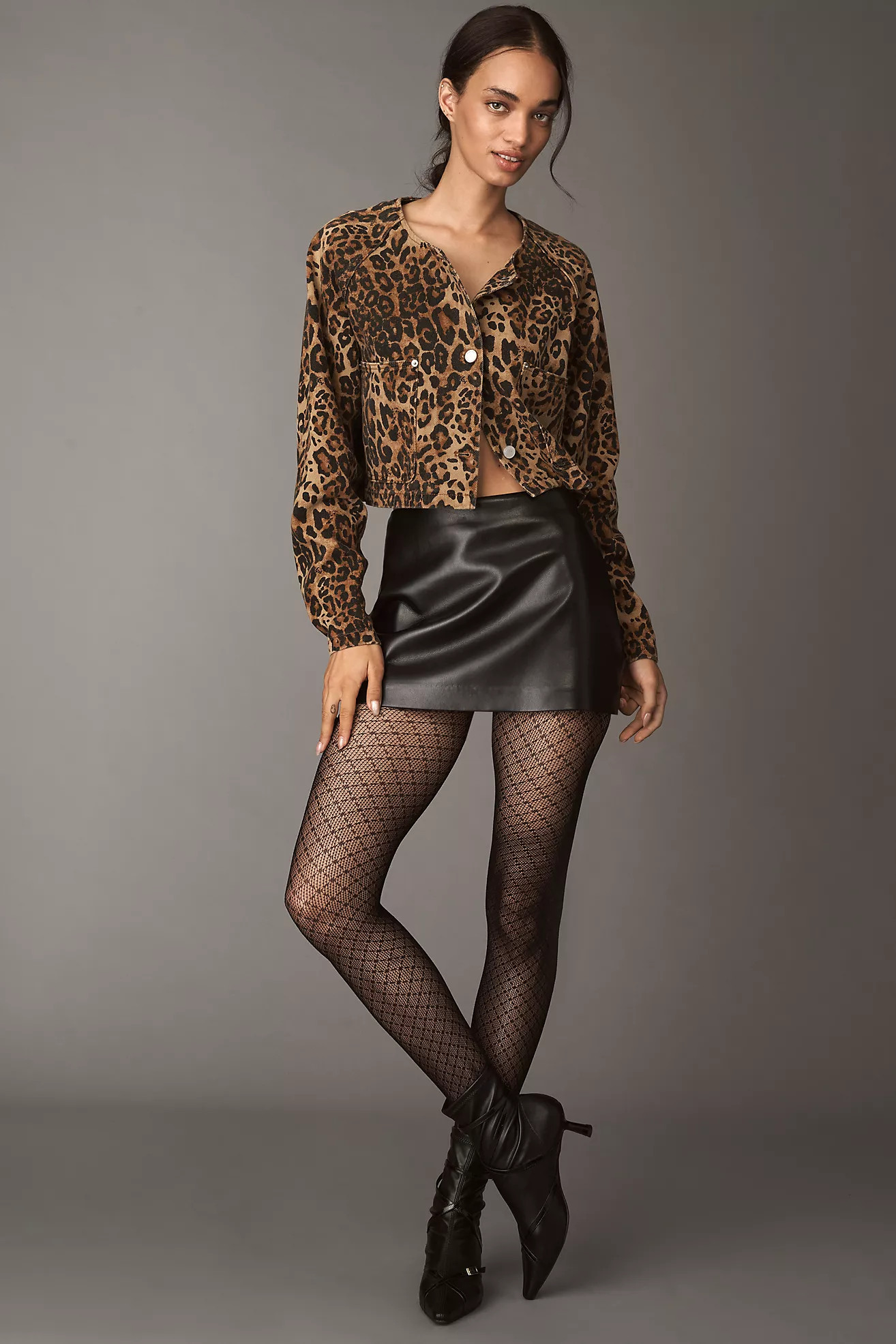 By Anthropologie Sheer Crisscross Tights | Anthropologie (US)