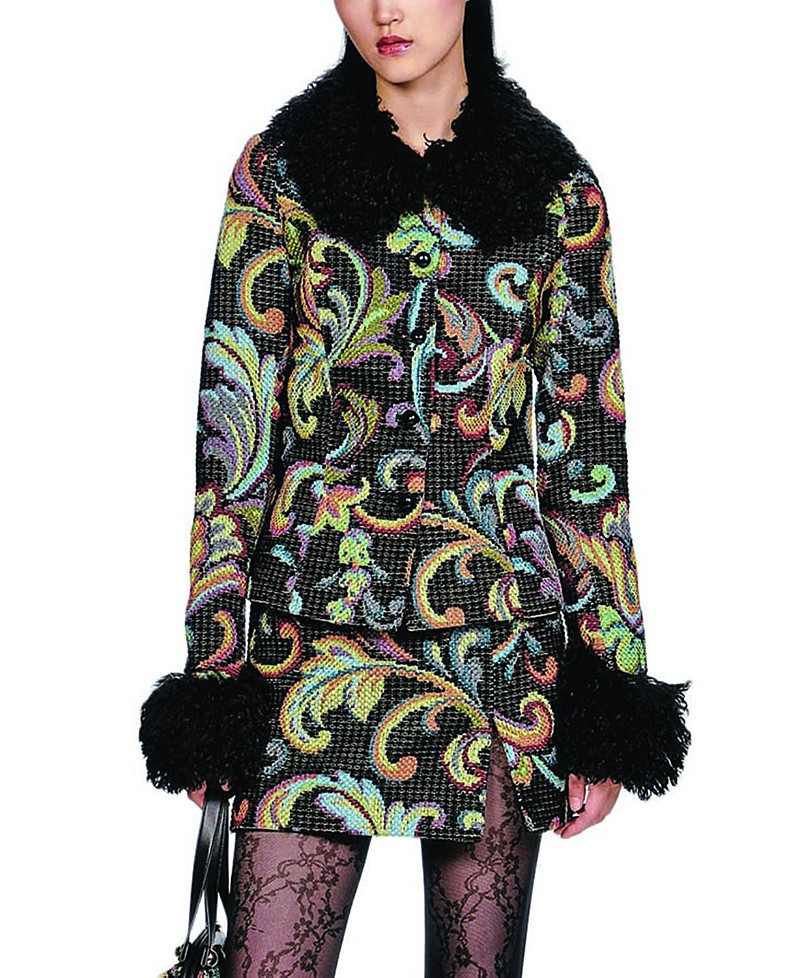 Anna Sui Tapestry Faux Fur Jacket | Bloomingdale's (US)