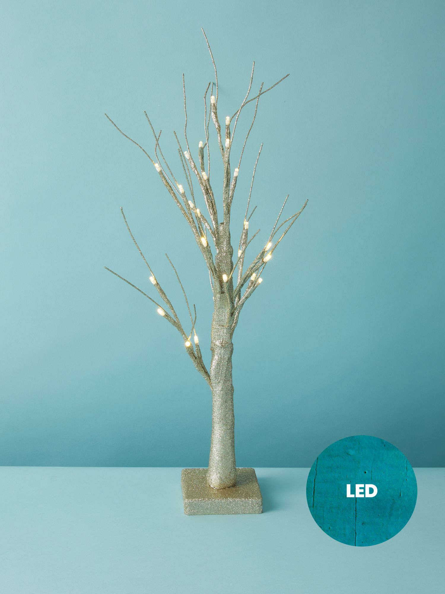 24in Led Light Up Birch Tree | Seasonal Decor | HomeGoods | HomeGoods