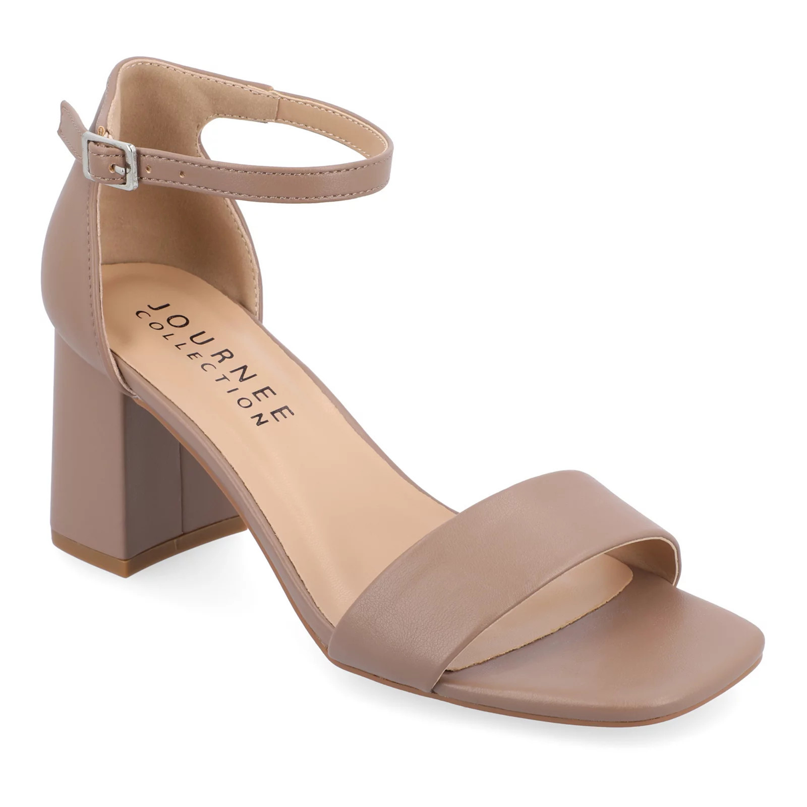 Journee Valenncia Women's SuperNatural Shades Dress Sandals, Size: 11 N, Rosewood | Kohl's