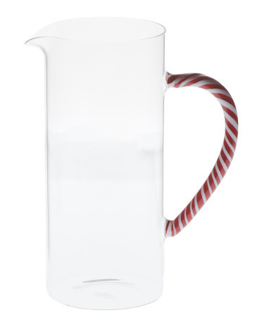 Figural Candy Cane Pitcher | TJ Maxx