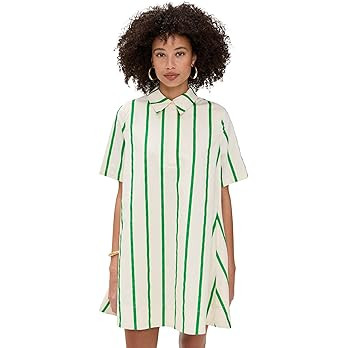 English Factory Women's Striped Kaftan Mini Dress | Amazon (US)