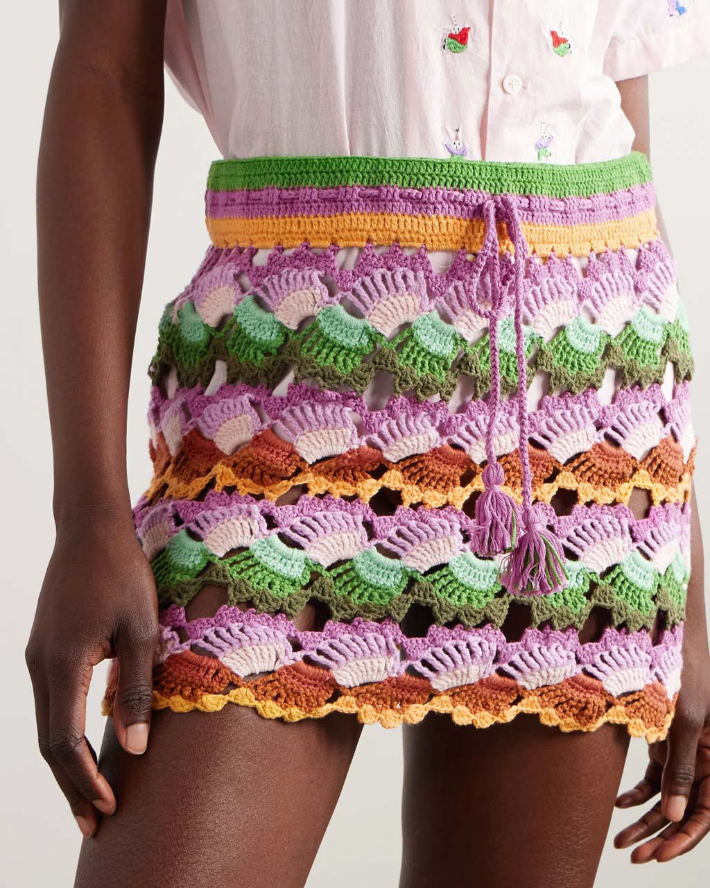 Bananas Crochet Stitch Skirt | ban.do