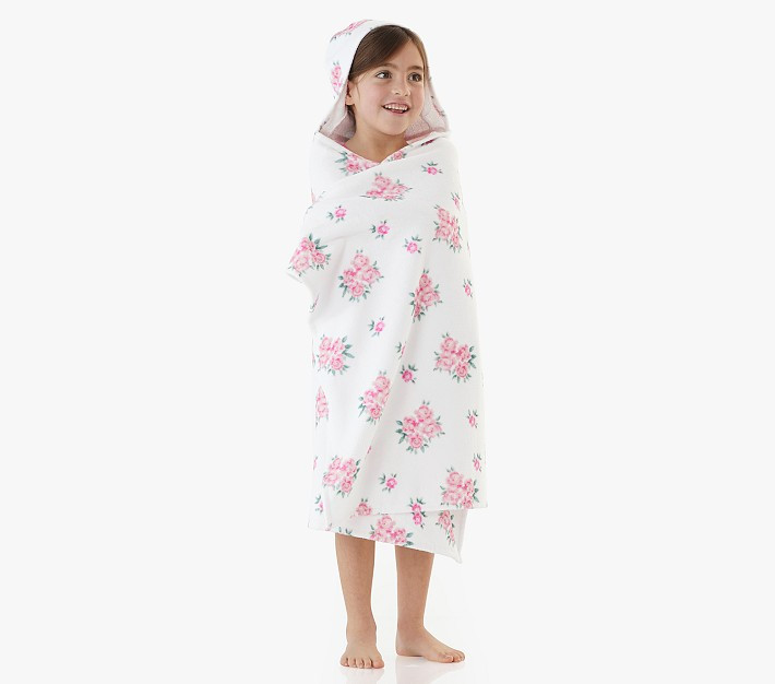 LoveShackFancy Velour Kid Hooded Towel | Pottery Barn Kids