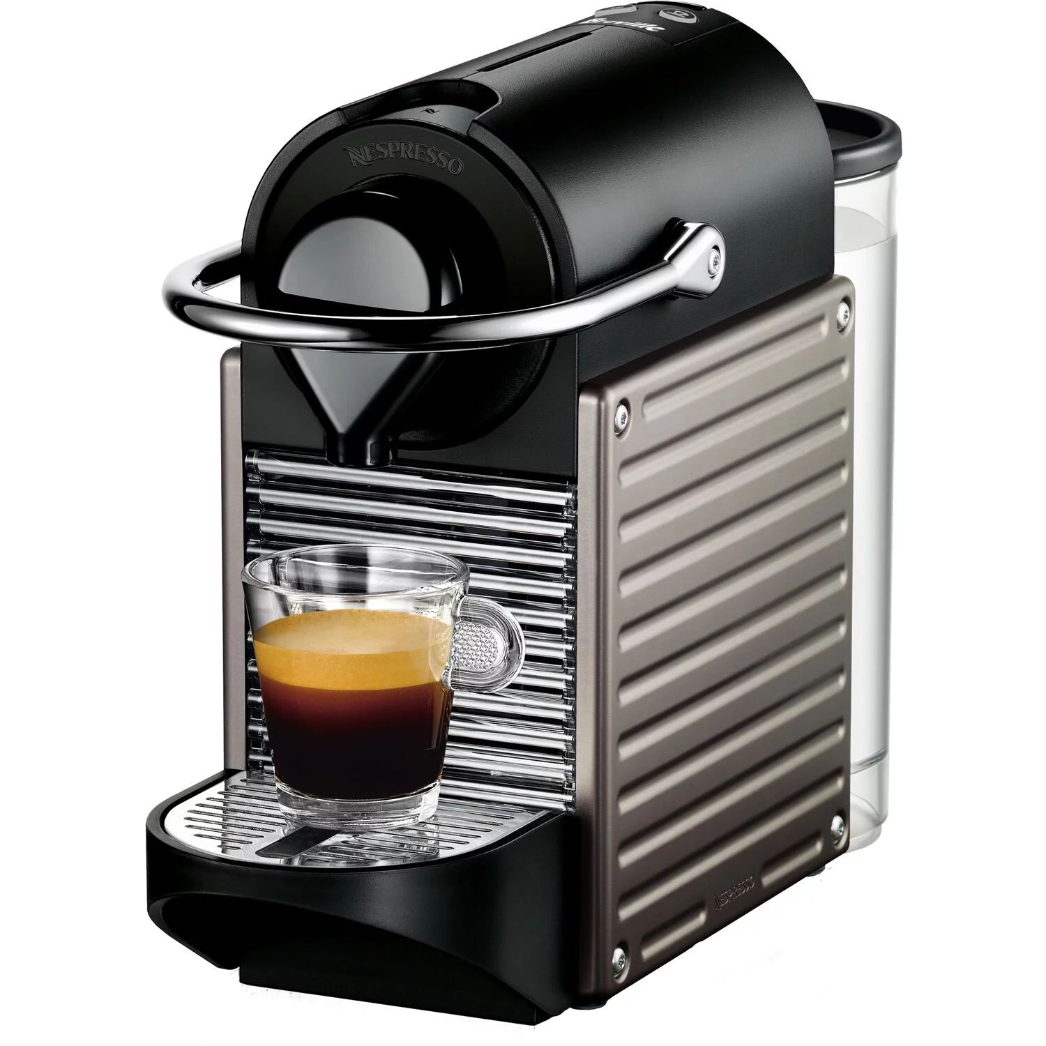 Breville Nespresso Pixie Single-Serve Espresso Machine in Electric Titanium | Walmart (US)