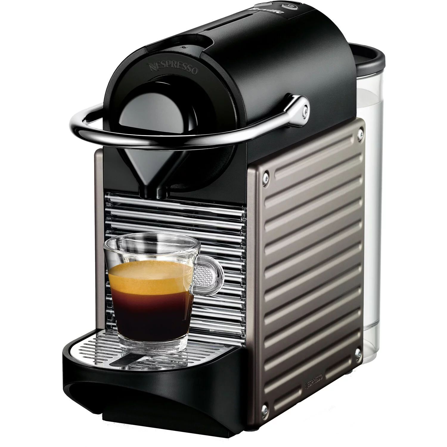 Breville Nespresso Pixie Single-Serve Espresso Machine in Electric Titanium | Walmart (US)