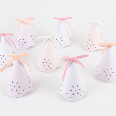 Meri Meri Broderie Anglaise Lace Party Hats (Pack of 8) | Target