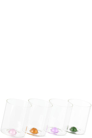 Multicolor Limited Edition Balance Glasses Set, 4 pcs | SSENSE