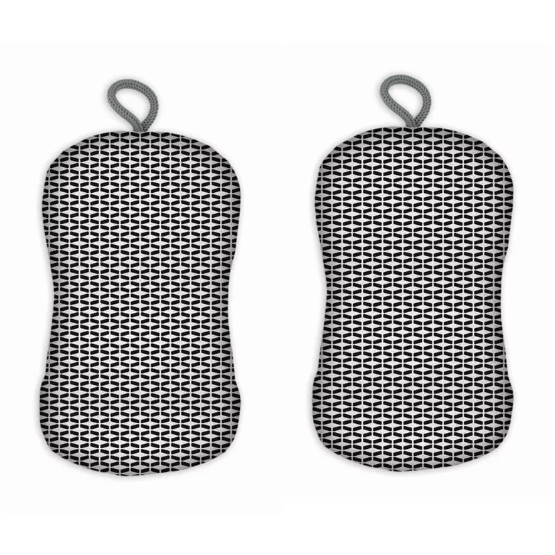 2pk Geometric Tile Print Sponge - MU Kitchen | Target