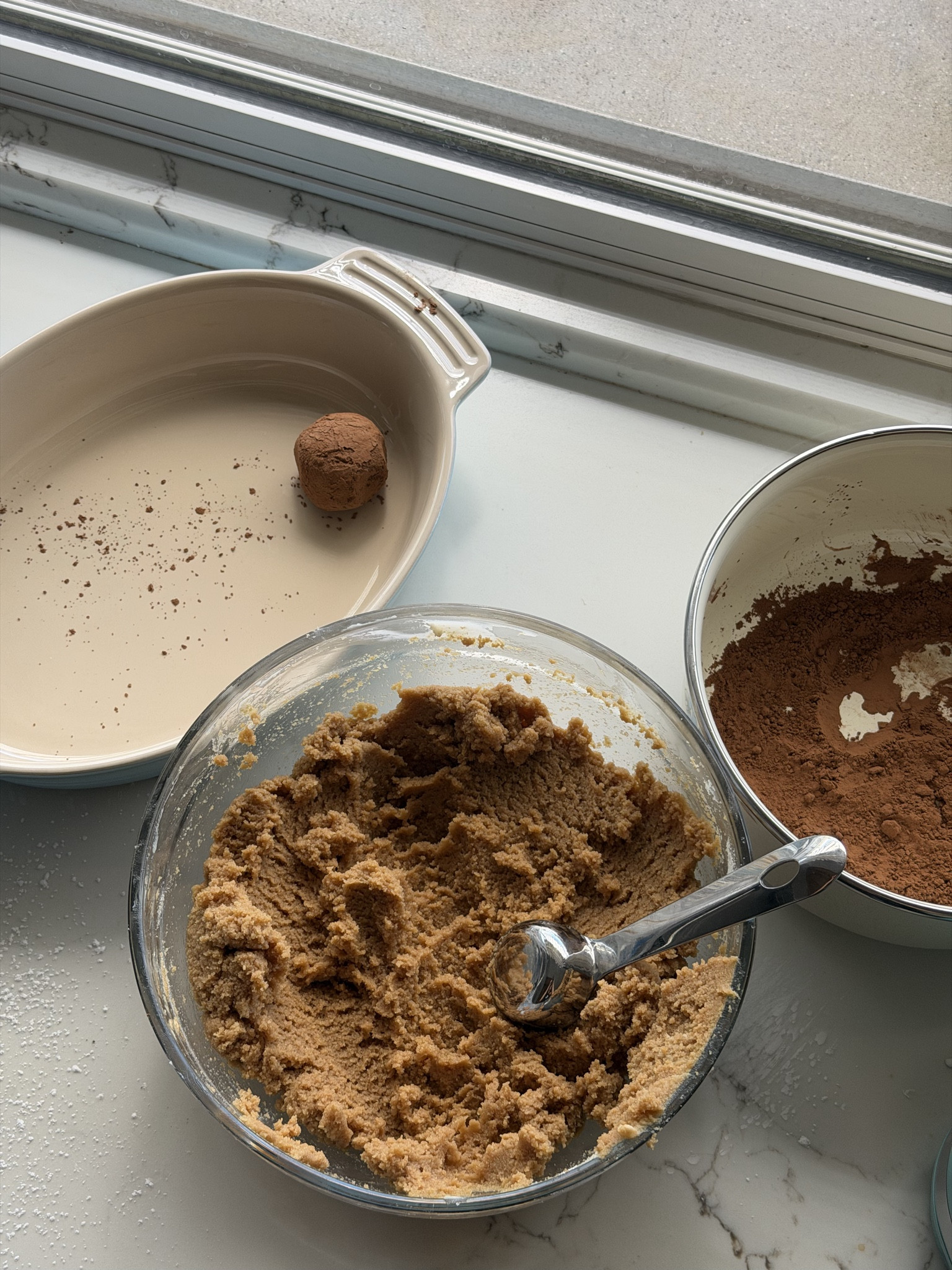 tiramisu balls in progress 

recipe live on the blog 

#LTKselfcare #LTKHome #LTKfoodie