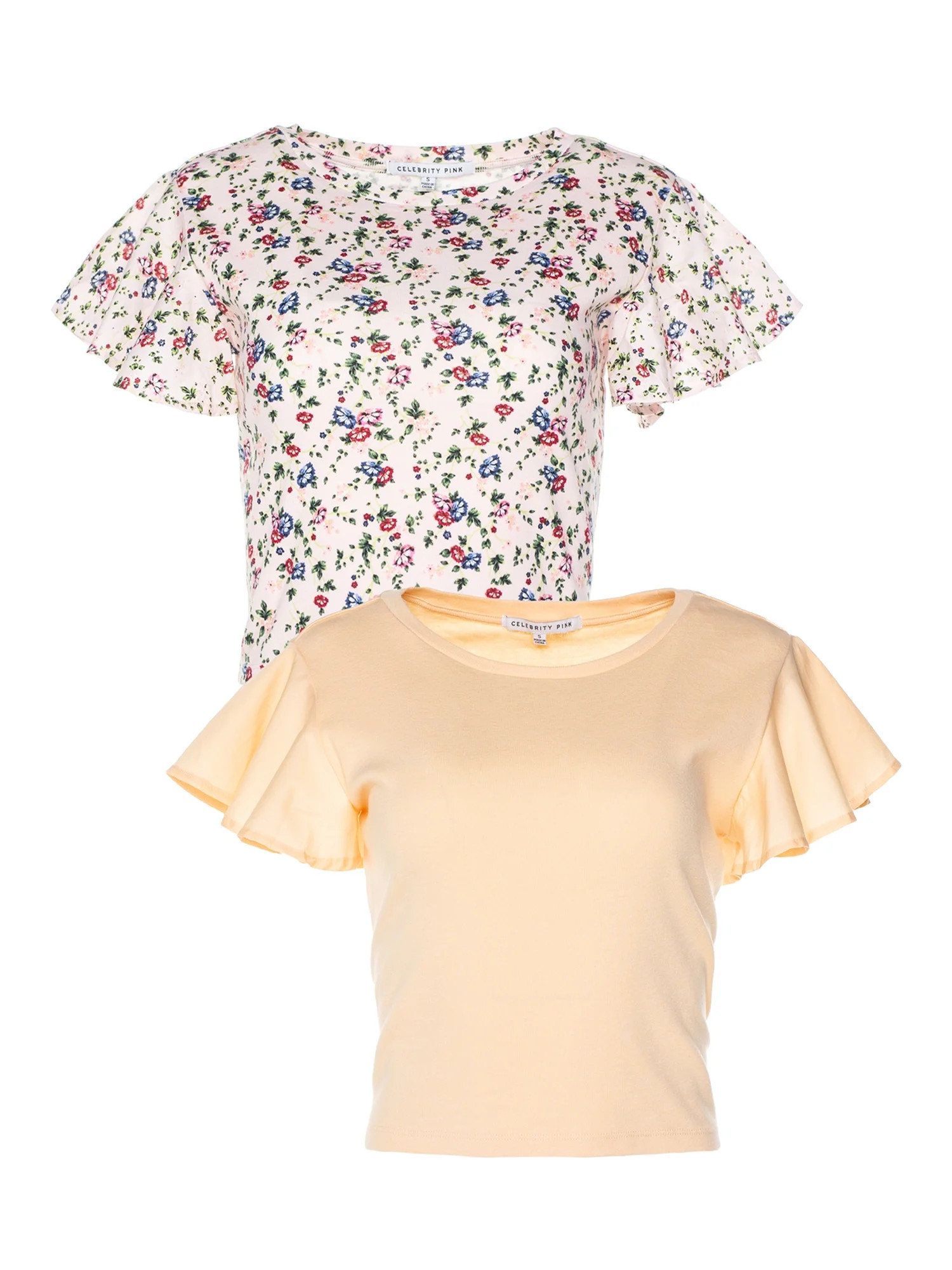 CP RUFFLE SLEEVE TOP 2-PACK | Walmart (US)