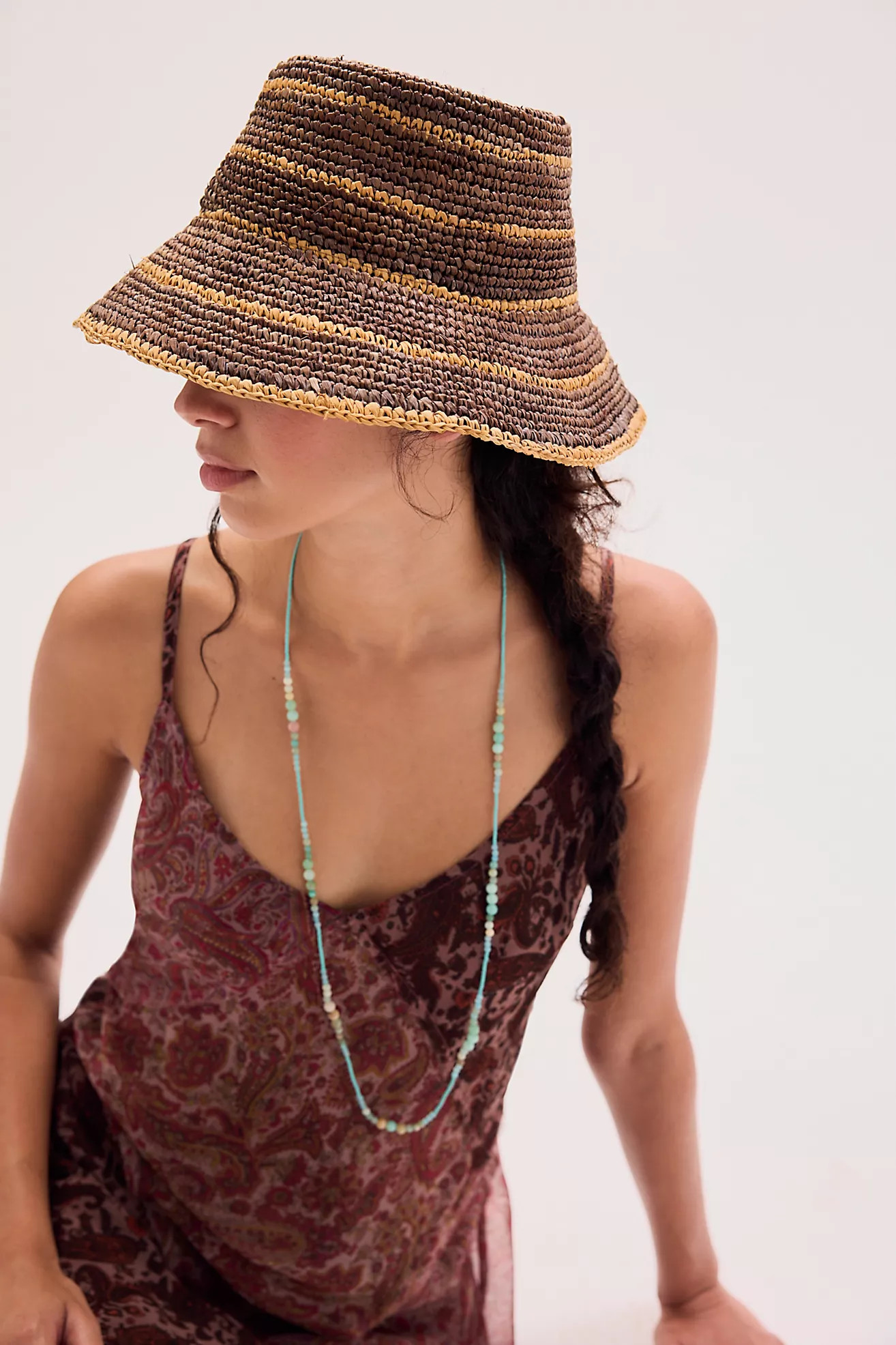 Aneta Rafia Bucket Hat | Free People (Global - UK&FR Excluded)