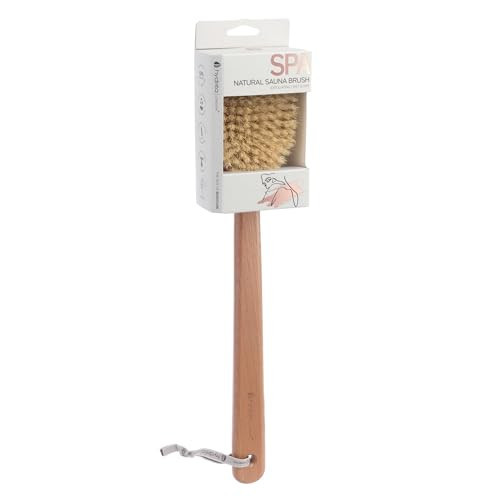 Hydrea London Body Brush – Long Handled Exfoliating Back Scrubber with Natural Bristle, Exfoliating Body Scrubber, Helps Improve Lymphatic Drainage - FSC® Certified Beechwood. | Amazon (UK)
