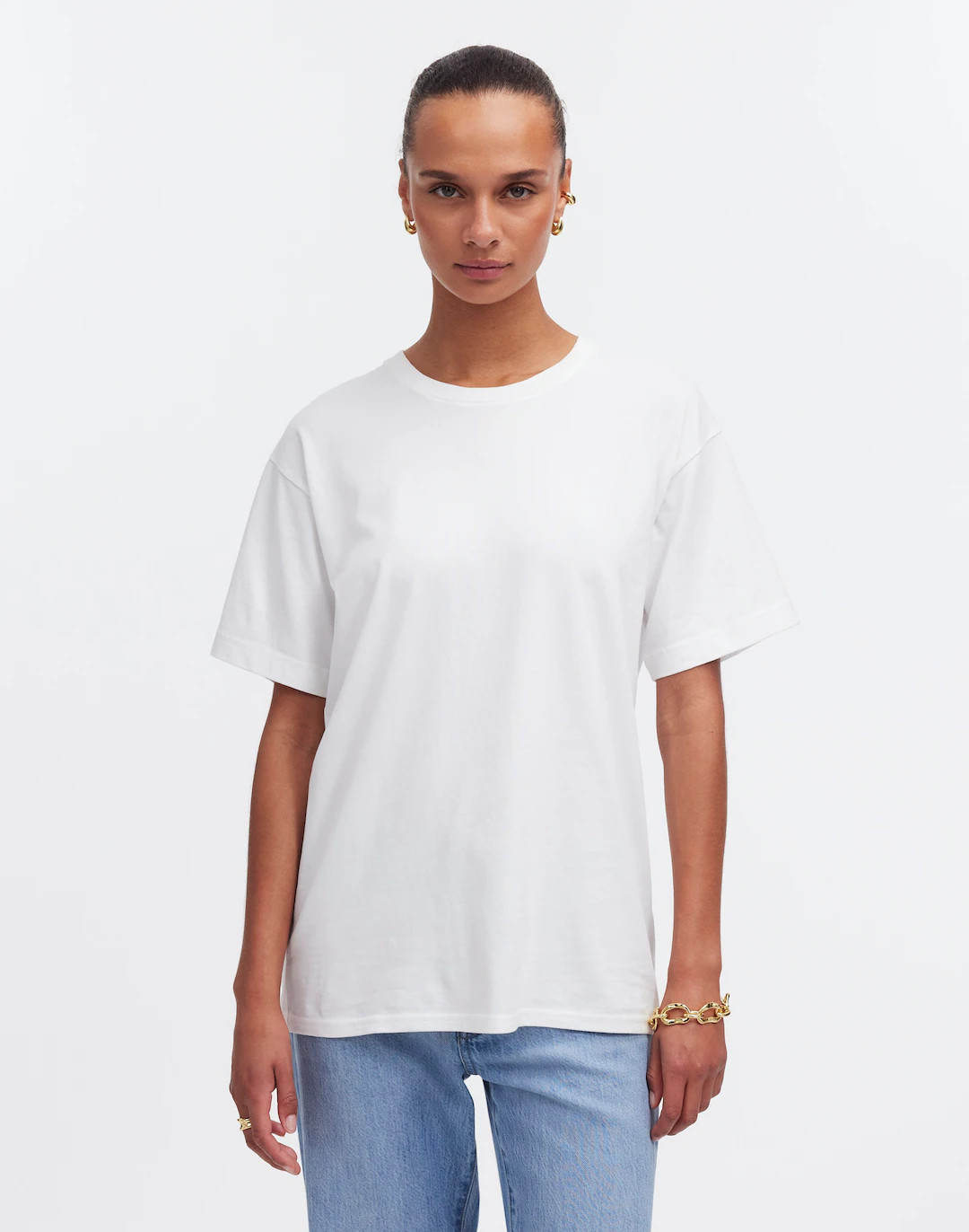 Cotton Relaxed Oversized Tee | Madewell