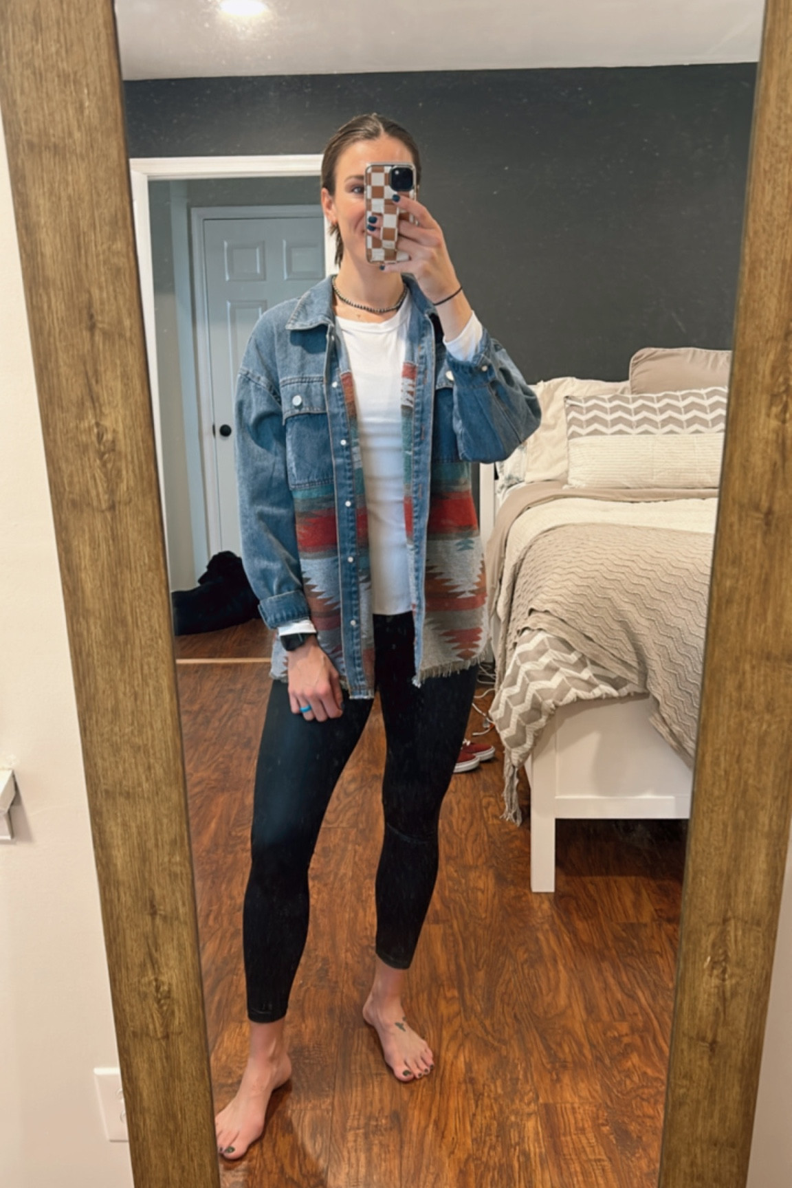 Leggings: small
White long sleeve: medium
Jacket: large (and the sleeves are still a little too short on me 😅)

#LTKstyletip #LTKunder50 #LTKSeasonal