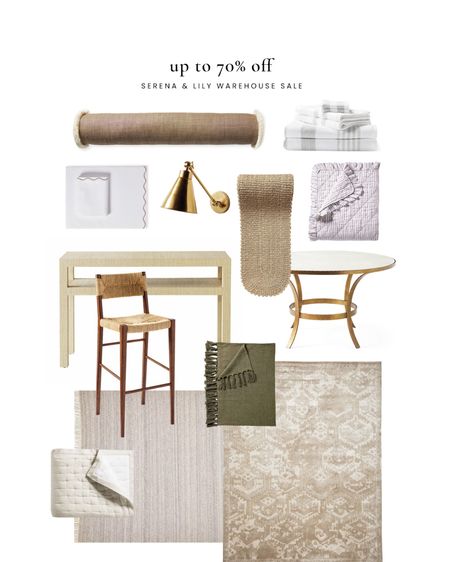 Serena & Lily warehouse sale- up to 70% off! These are the best home and furniture deals I’ve seen from them… my top picks! 

#LTKhome #LTKFind #LTKsalealert