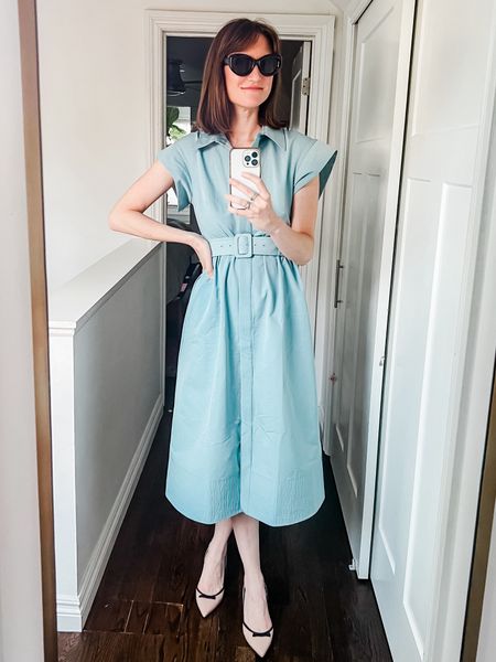 Elegant yet simple, this Tuckernuck dress is the ultimate chic addition for Spring. I felt so ladylike in it. Paired with another great find - Target sunglasses that were under $20! 

#LTKxTarget #LTKstyletip #LTKworkwear