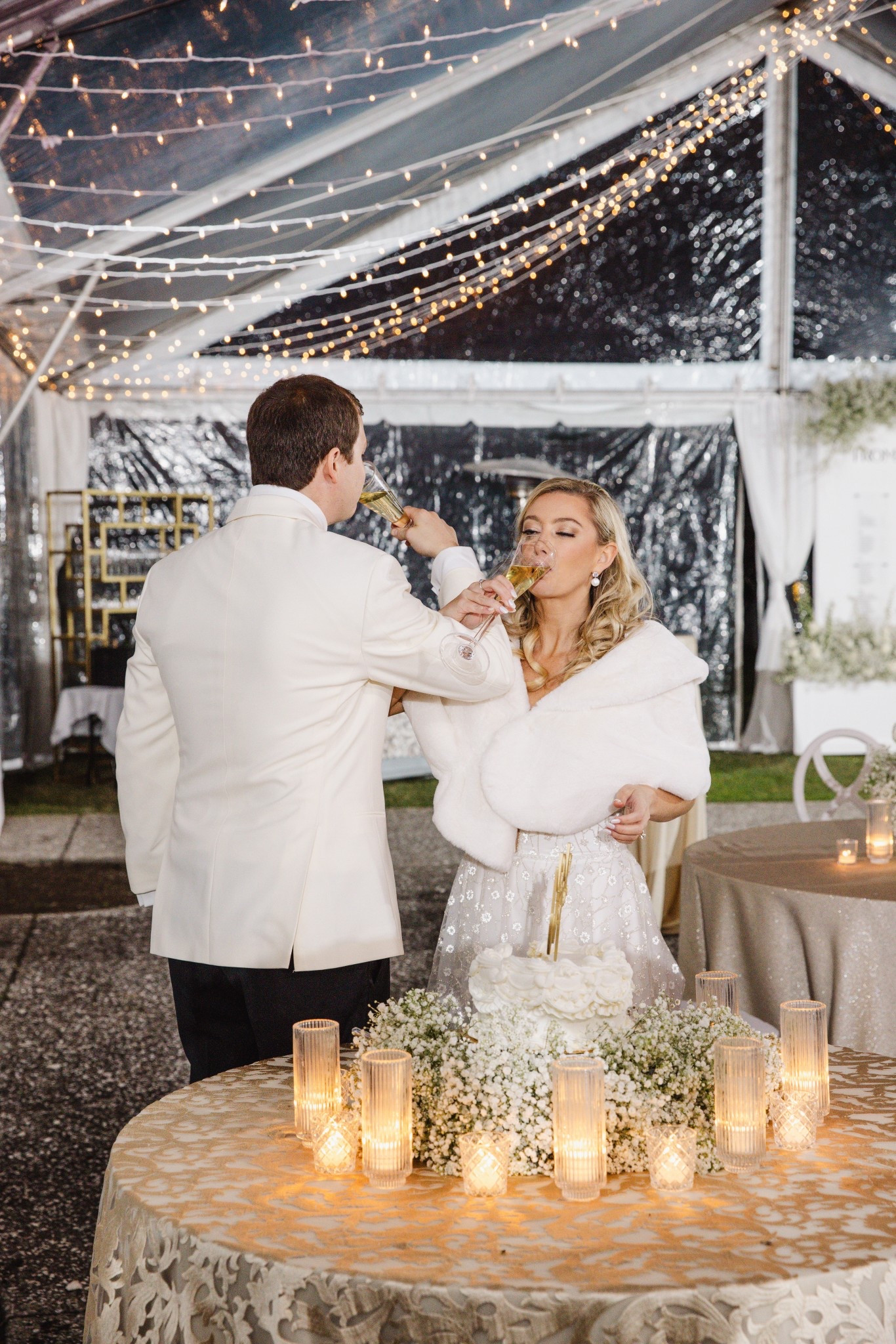 Champagne flutes & white wraps for winter weddings 

#LTKSeasonal #LTKFindsUnder100 #LTKWedding