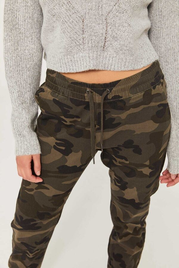 Camo Cotton Joggers | Ardene