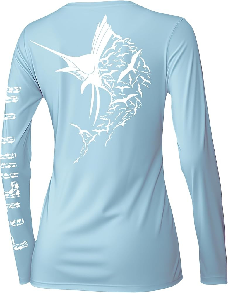 Palmyth Womens UPF 50+ Fishing Shirts Sun Protection Long Sleeve T-Shirt | Amazon (US)