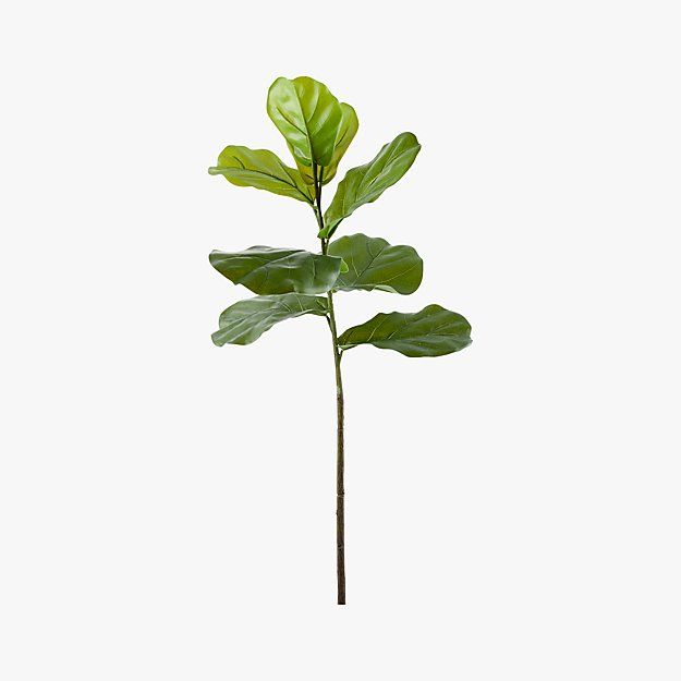 Faux Fiddle Leaf Fig Stem 42.5" | CB2 | CB2