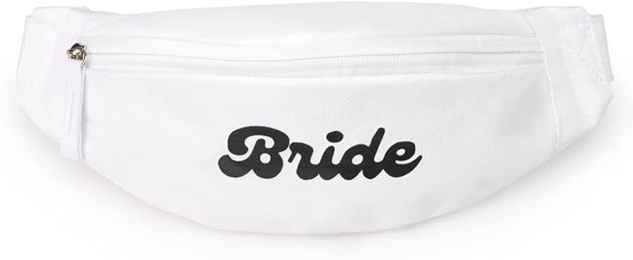 xo, Fetti Bachelorette Party Bride Fanny Pack - Single Belt Bag | Bride to Be Gift, Bachelorette ... | Amazon (US)