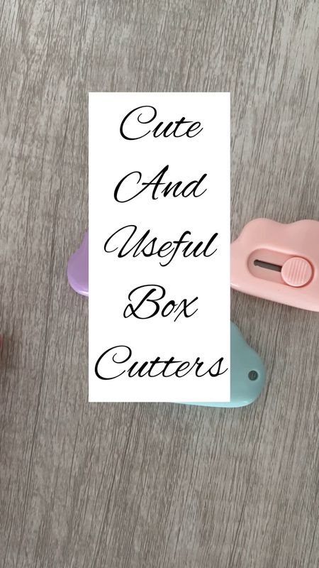 3 pack of the cutest and most useful box cuttters 

#LTKsalealert #LTKunder50 #LTKFind