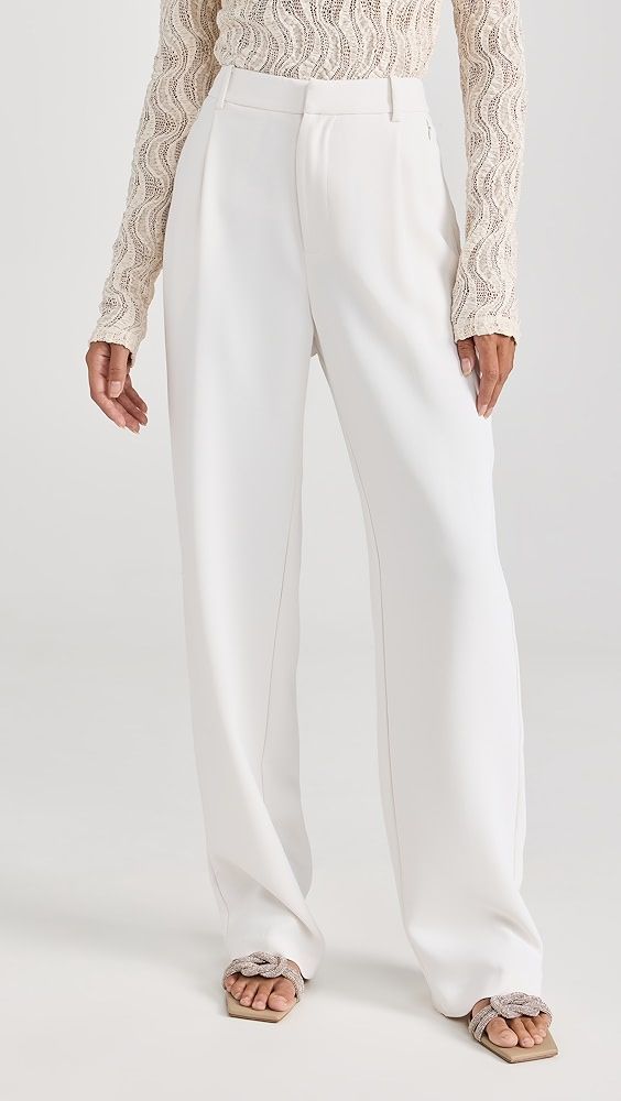 Good American Luxe Suiting Column Trousers | Shopbop | Shopbop