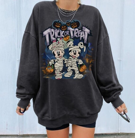 Vintage Disney World Halloween Crewneck, Mickey and Friends Halloween tee, Magical Kingdom Sweate... | Etsy (US)
