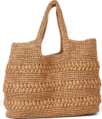 LSPACE Changing Tides Crocheted Raffia Tote | Nordstrom | Nordstrom
