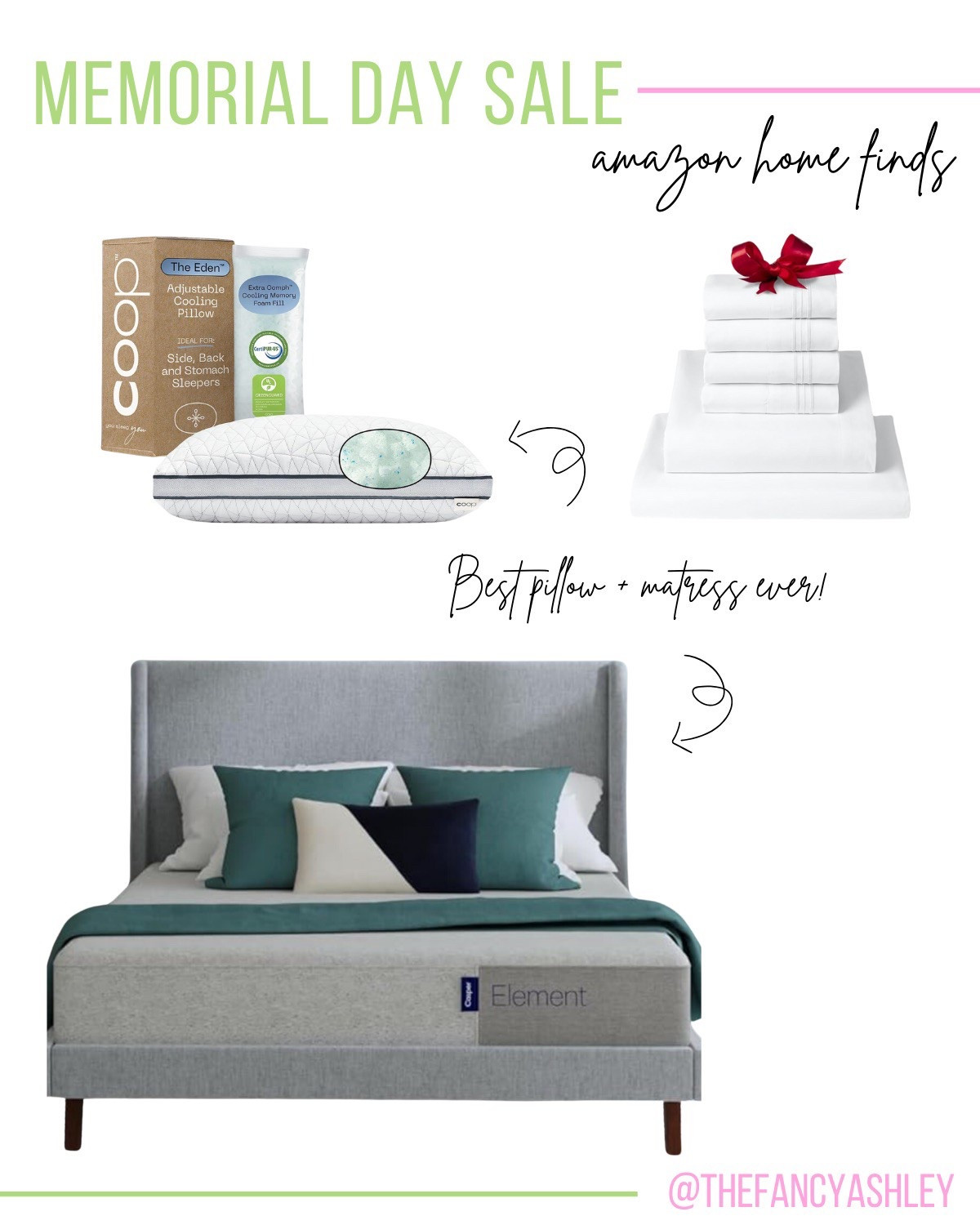 My absolute FAVE pillow and mattress are on SALE today over on Amazon. I'm totally obsessed and have  them in EVERY room! Run don't walk, because the deals end TONIGHT!

#LTKSaleAlert #LTKHome