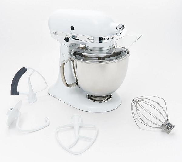KitchenAid 5-qt 325W Artisan Stand Mixer with Flex Edge | QVC
