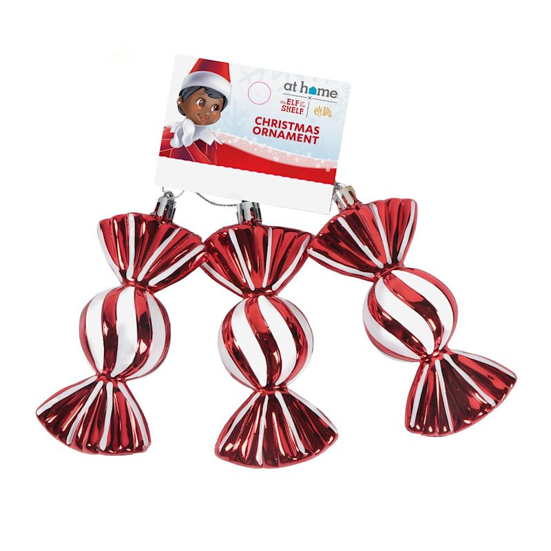 3-Count Candy Ornaments | At Home