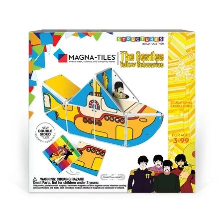 The Beatles Yellow Submarine Magna-Tiles Structure™ Set | Walmart (US)