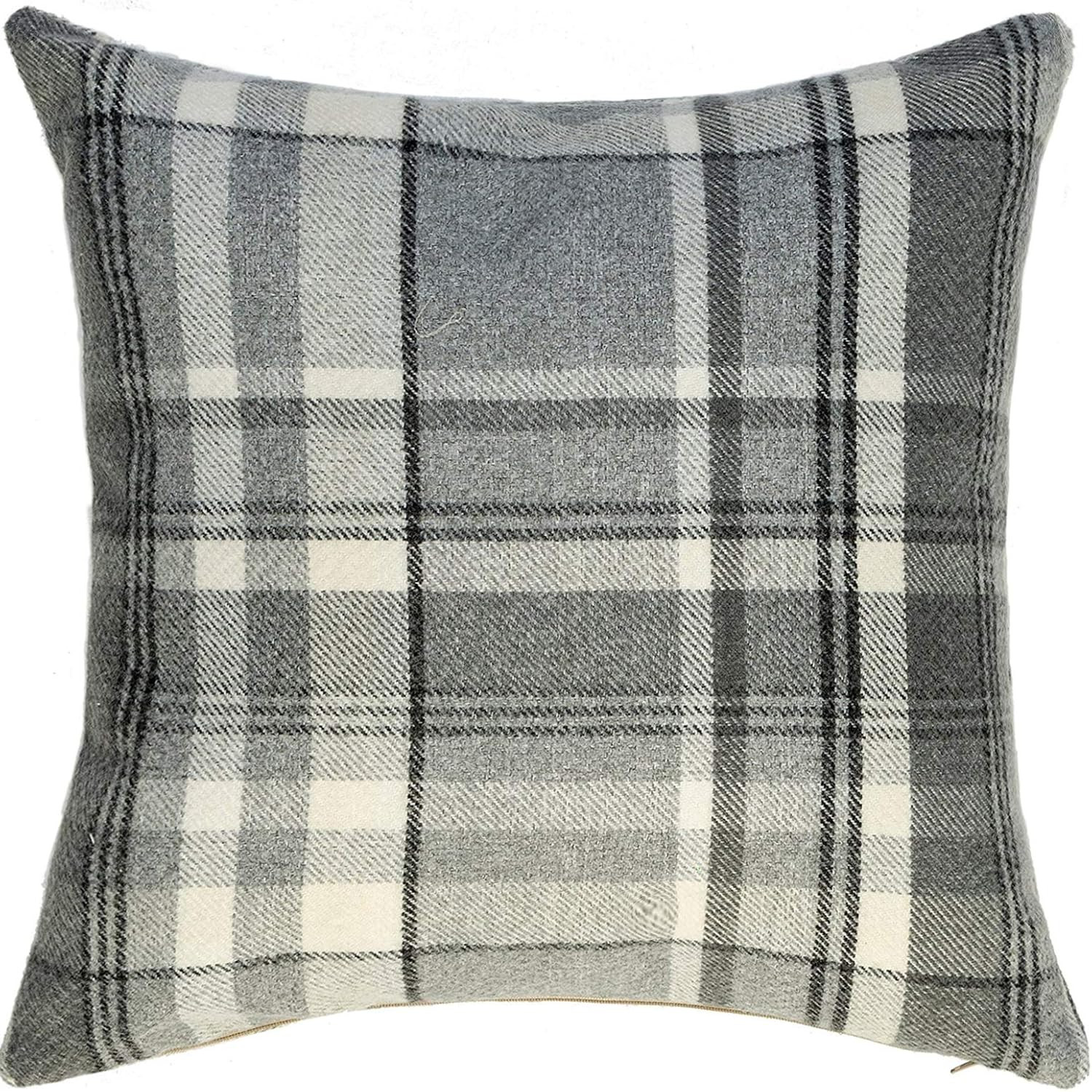 McAlister Textiles Charcoal Gray Heritage Tartan Decorative Throw Pillow Cover Case 17 x 17 Inche... | Amazon (US)
