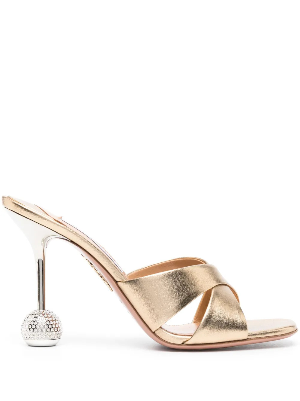 Yes Darling 95mm leather mules | Farfetch Global