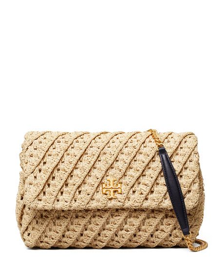 Tory Burch Kira Crochet Shoulder Bag | Neiman Marcus