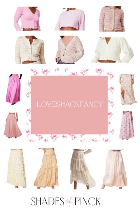 LOVESHACKFANCY spring skirts and cardigans

#LTKSpringSale #LTKstyletip #LTKSeasonal