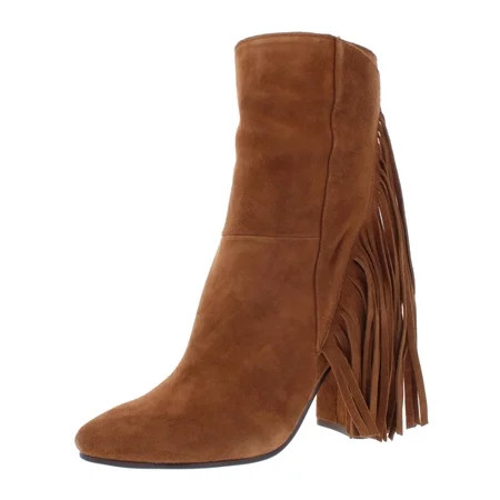 Dolce Vita Womens Rhoda Suede Fringe Booties | Walmart (US)