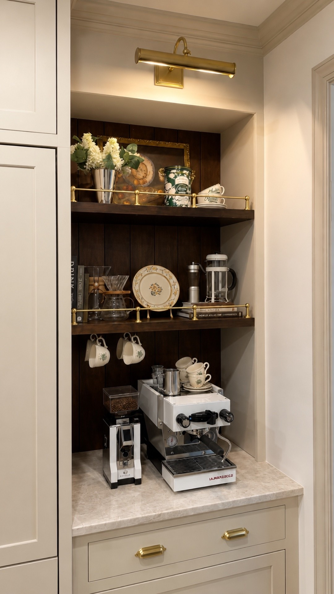 Come decorate my coffee bar with me! I am so happy with how this space turned out and I've linked everything — the grinders, the Chemex, the hardware, the accents!

coffee bar setup, pour over coffee, espresso grinder, kitchen hardware, kitchen styling, home decor, home coffee station, coffee corner, home barista

#LTKHome